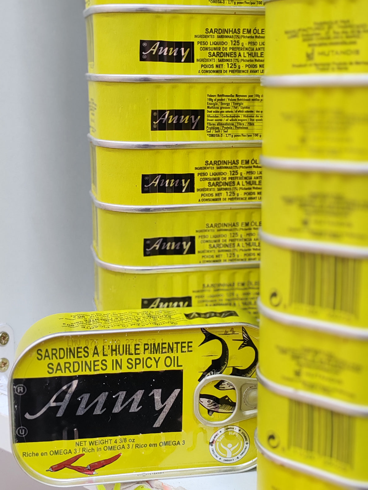 Sardines ANNY 125g - huile pimenté/ à l'huile
