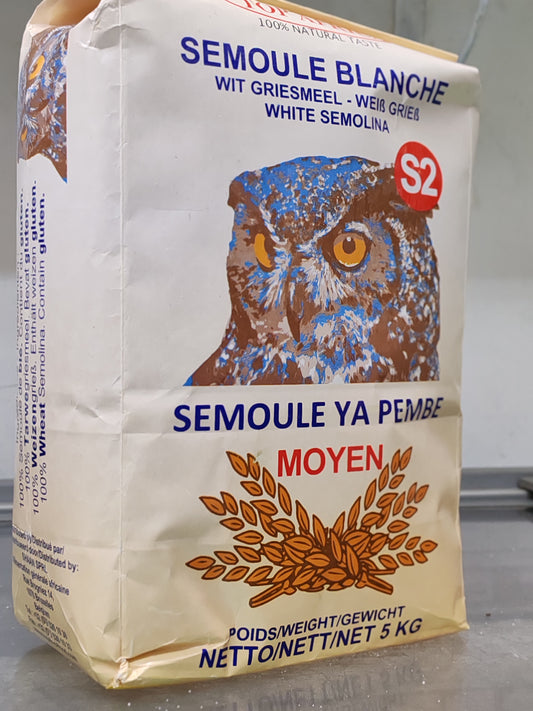 Semoule de blé blanche-Ya Pembe 5kg