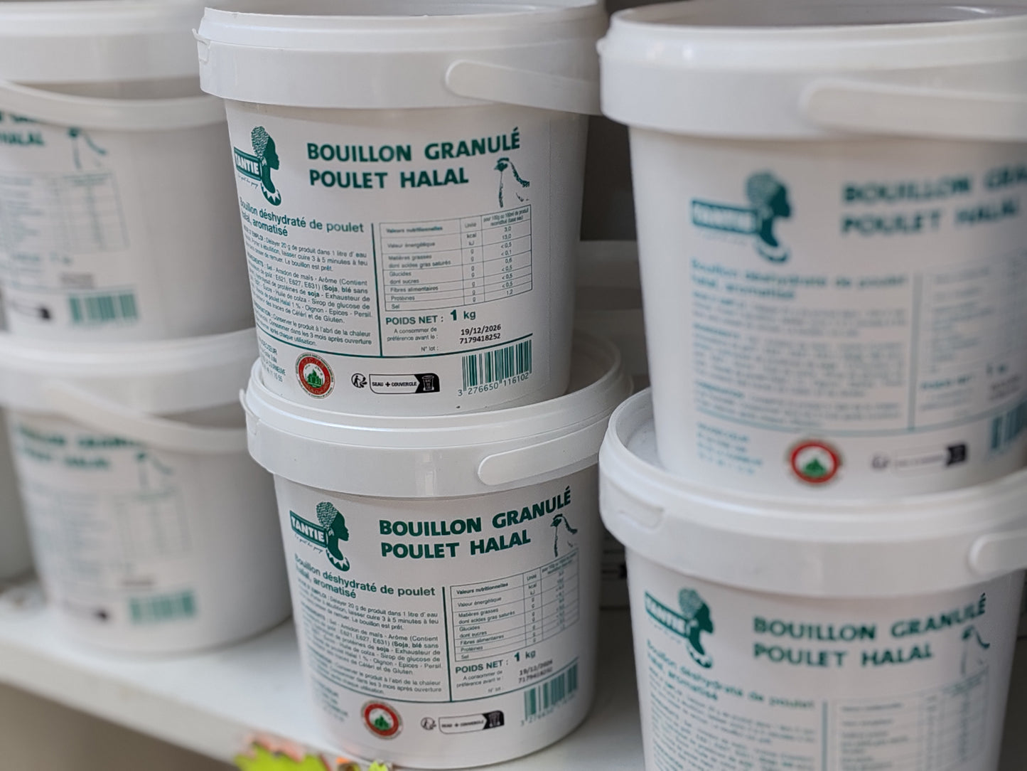 Bouillon de poulet-boeuf 1kg TANTIE