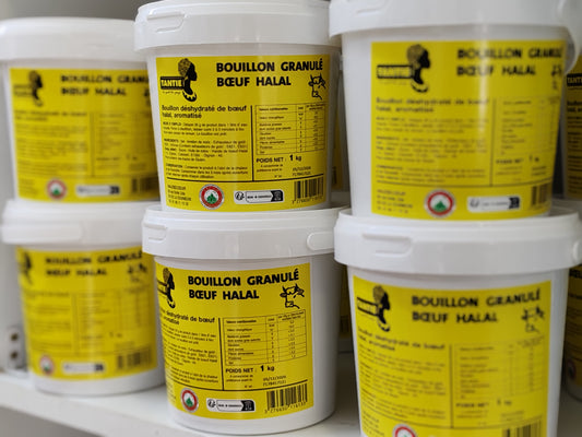 Bouillon de poulet-boeuf 1kg TANTIE