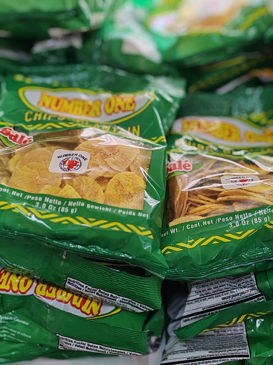Chips de bananes plantain 85g-NUMBER ONE