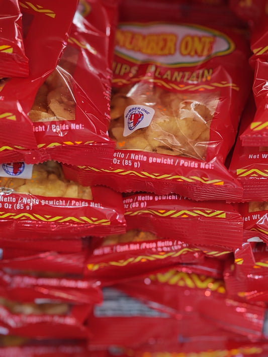 Chips de bananes plantain 85g-NUMBER ONE
